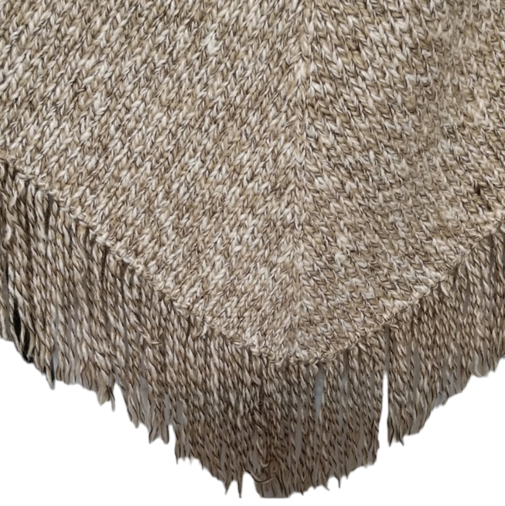 INC International Concepts Oatmeal Tweed Poncho Small / Medium - Picture 4 of 5